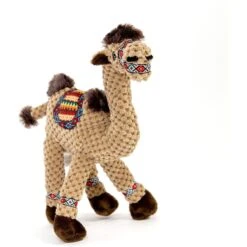 Fab Dog Floppy Camel Squeaky Plush Dog Toy