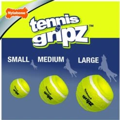 Nylabone Power Play Tennis Ball Gripz Dog Toy -Pet Dog Toys 195426 PT4. AC SS1800 V1658775747