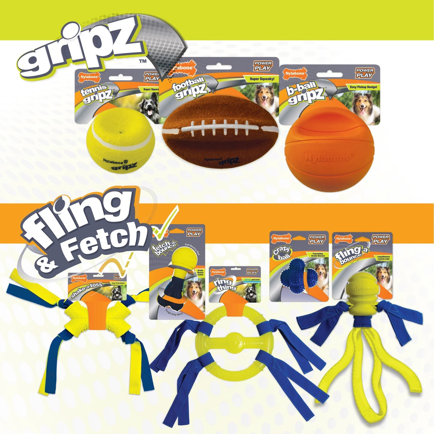 Nylabone Power Play Football Gripz Dog Toy 11 Nylabone Power Play Football Gripz Dog Toy - Image 9