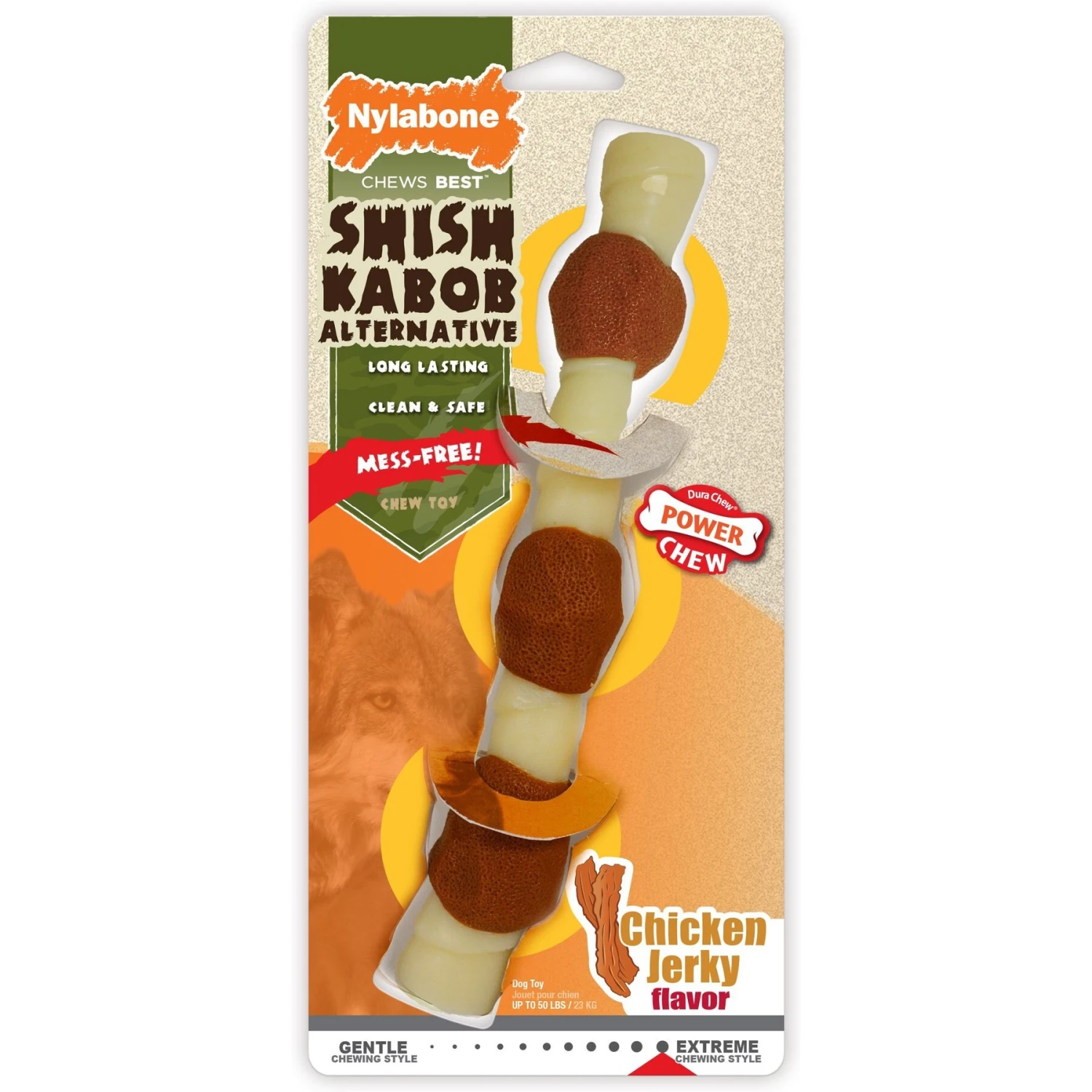 Nylabone Power Chew Shish Kabob Alternative Nylon Dog Chew Toy 3 Nylabone Power Chew Shish Kabob Alternative Nylon Dog Chew Toy