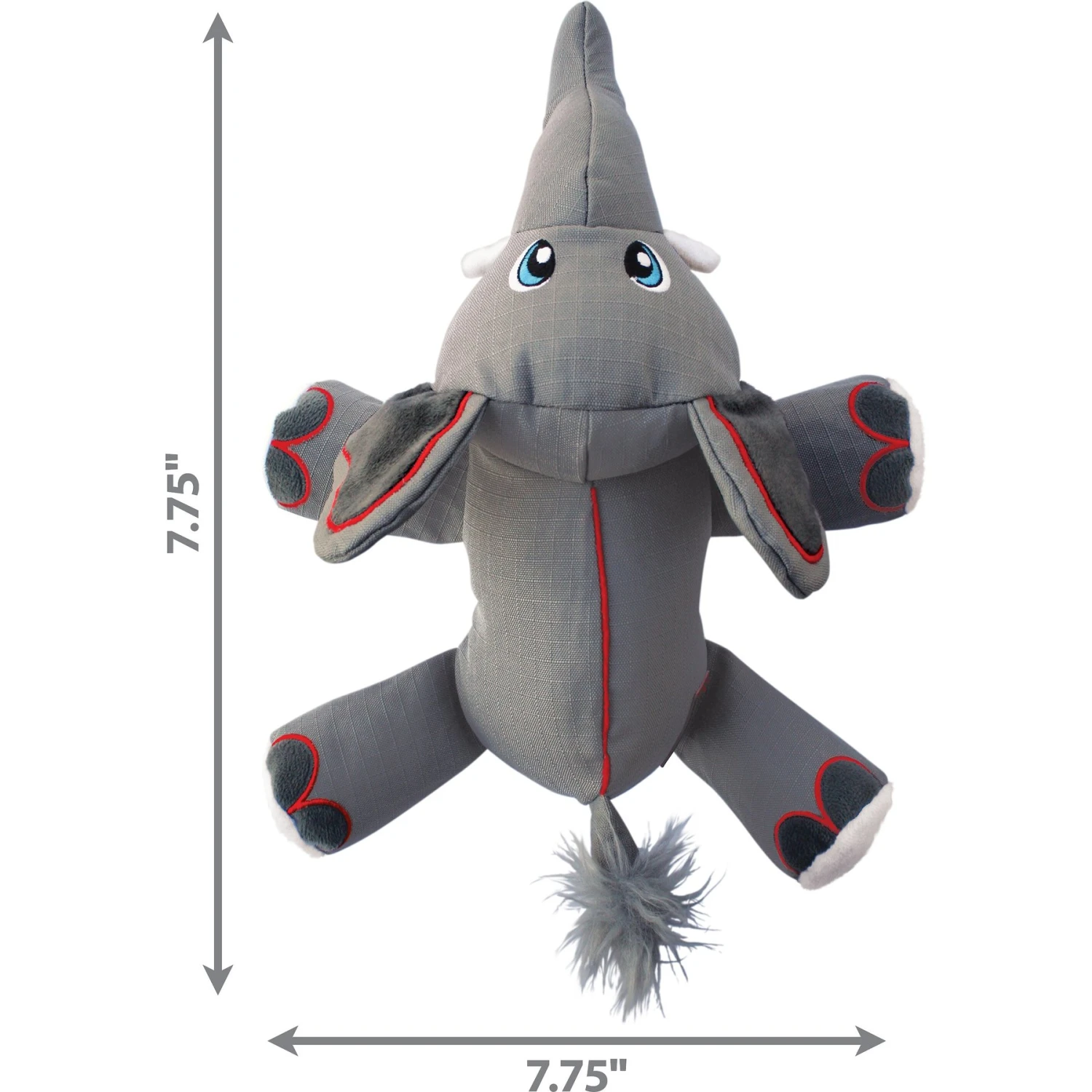 KONG Cozie Ultra Ella Elephant Dog Toy 4 KONG Cozie Ultra Ella Elephant Dog Toy - Image 2