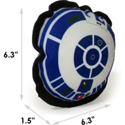 Buckle-Down Star Wars R2D2 Droid Squeaky Plush Dog Toy -Pet Dog Toys 216324 PT4. AC SS1800 V1649937404