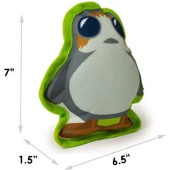 Buckle-Down Star Wars Porg Squeaky Plush Dog Toy -Pet Dog Toys 216328 PT4. AC SS1800 V1649940113