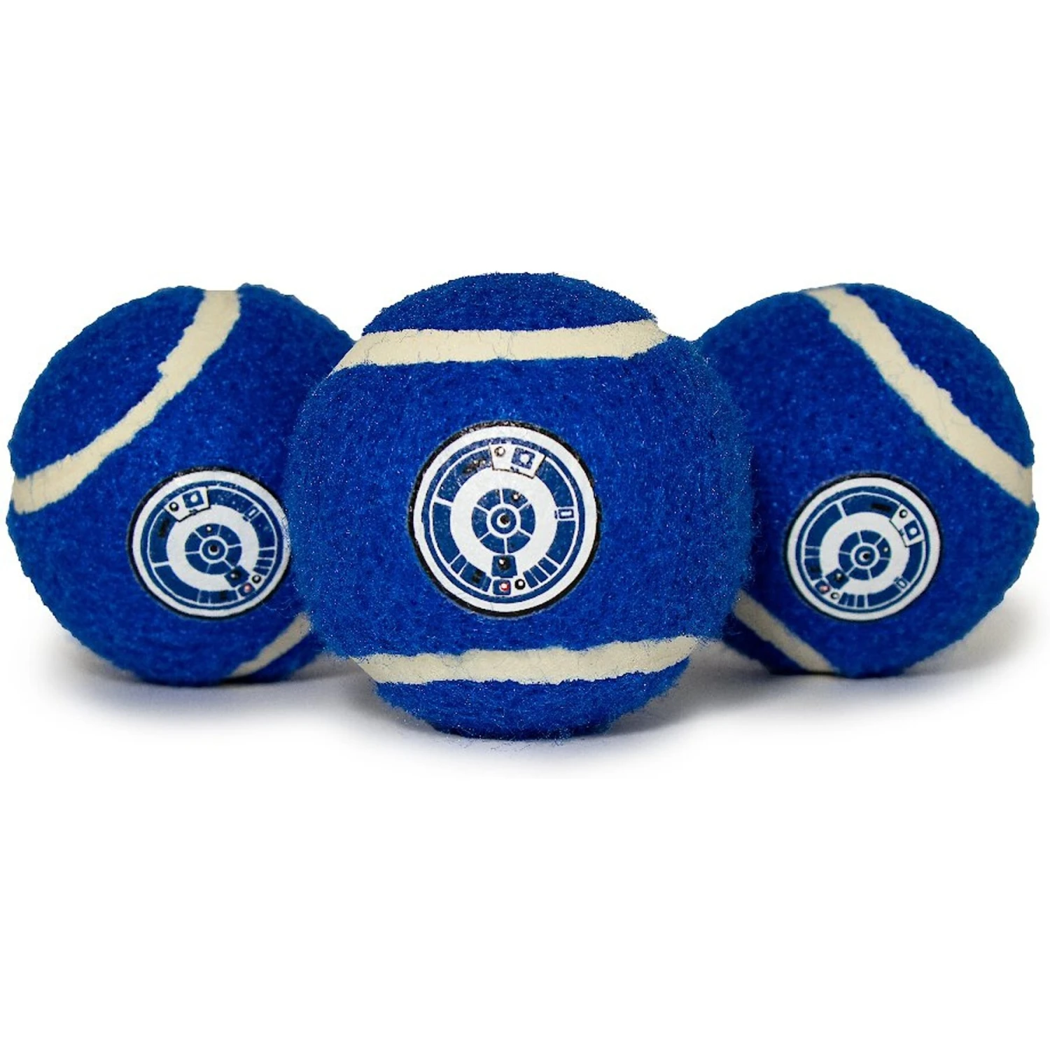 Buckle-Down Star Wars R2D2 Squeaky Tennis Ball Dog Toy, 3-Pack 3 Buckle-Down Star Wars R2D2 Squeaky Tennis Ball Dog Toy, 3-Pack
