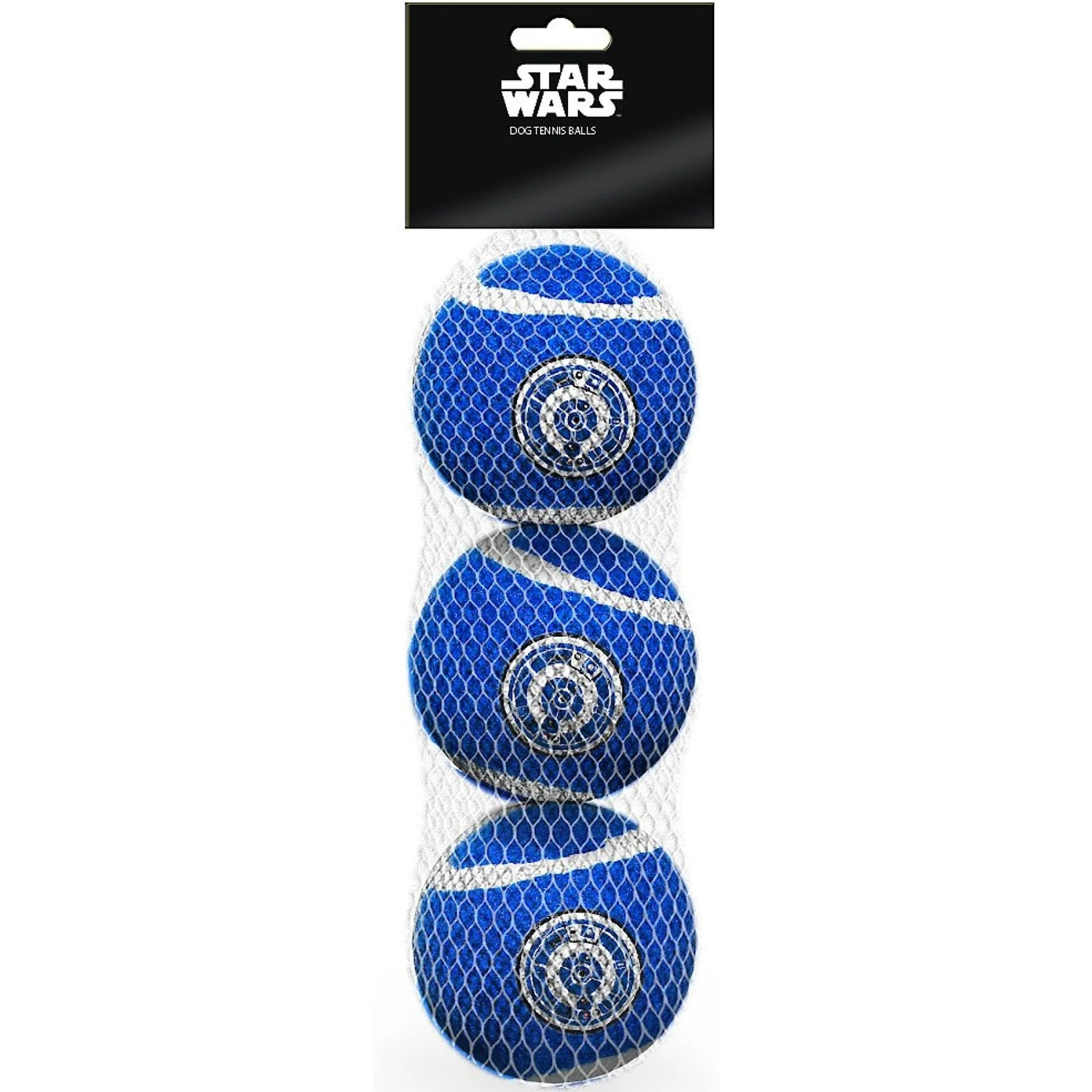 Buckle-Down Star Wars R2D2 Squeaky Tennis Ball Dog Toy, 3-Pack 4 Buckle-Down Star Wars R2D2 Squeaky Tennis Ball Dog Toy, 3-Pack - Image 2