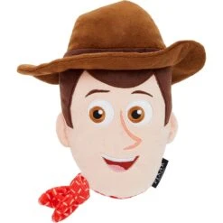 Pixar Woody Round Plush Squeaky Dog Toy