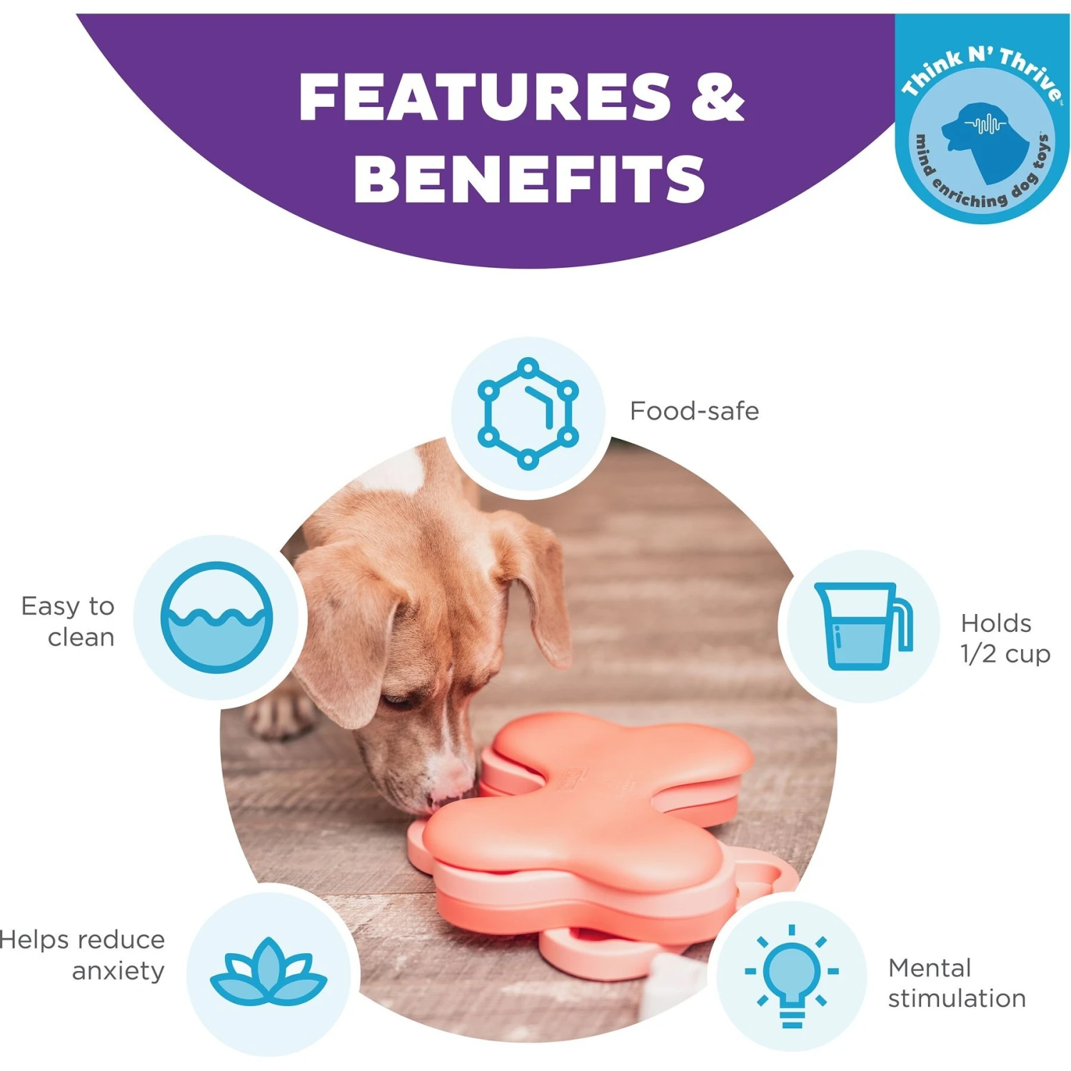 Nina Ottosson By Outward Hound Puppy Tornado Dog Toy 4 Nina Ottosson By Outward Hound Puppy Tornado Dog Toy - Image 2