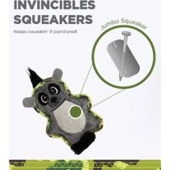 Outward Hound Xtreme Seamz Lemur Squeaky Plush Dog Toy -Pet Dog Toys 226734 PT3. AC SS1800 V1636522354