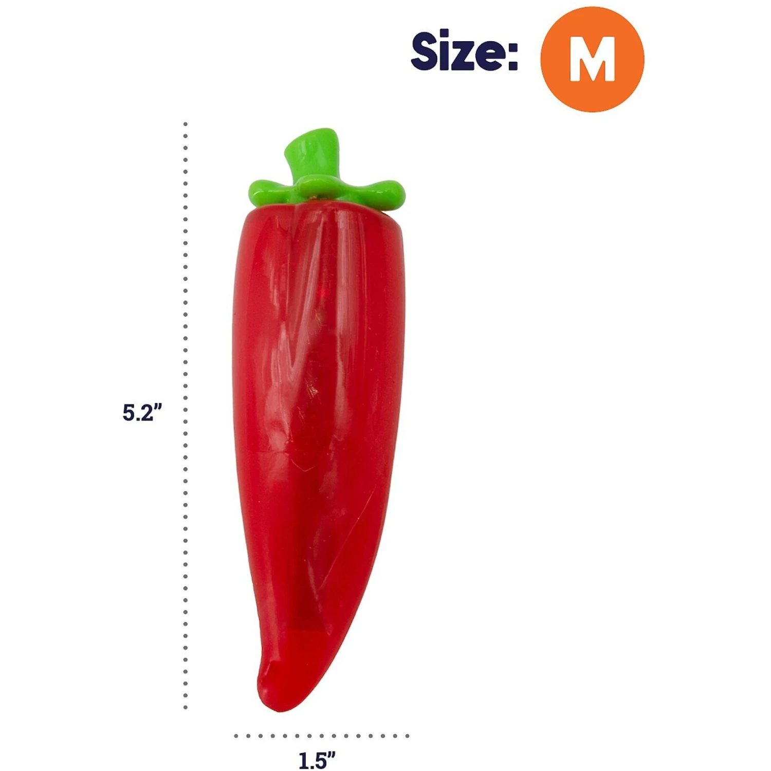 Petstages Crunch Veggie Pepper Tough Dog Chew Toy 7 Petstages Crunch Veggie Pepper Tough Dog Chew Toy - Image 5