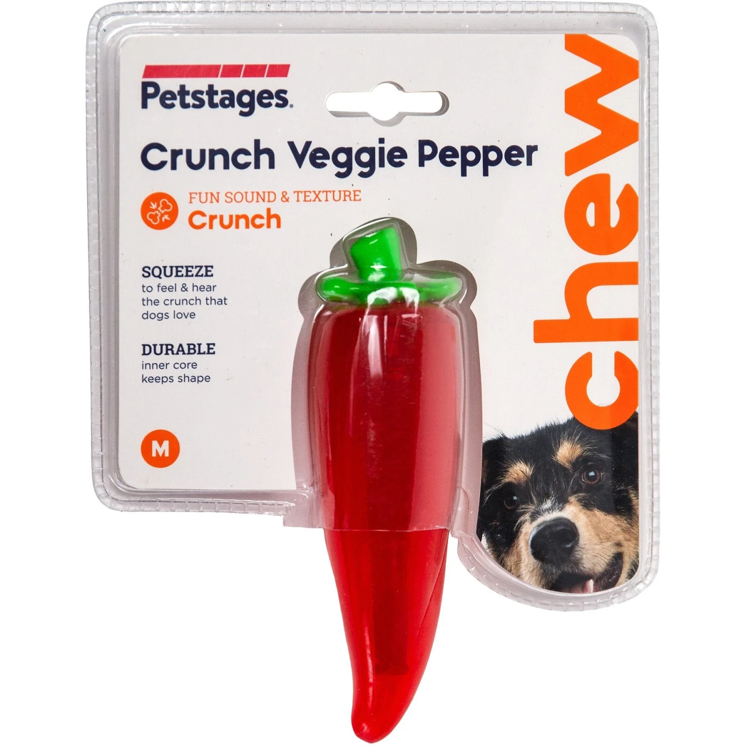 Petstages Crunch Veggie Pepper Tough Dog Chew Toy 9 Petstages Crunch Veggie Pepper Tough Dog Chew Toy - Image 7