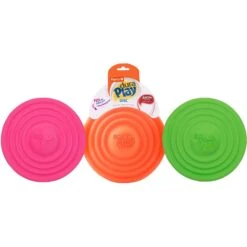 Hartz DuraPlay Disc Bacon Scented Dog Toy, Color Varies