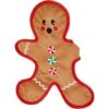 Frisco Holiday Gingerbread Man Flat Plush Squeaky Dog Toy -Pet Dog Toys 233241 MAIN. AC SS1800 V1694813159