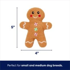 Frisco Holiday Milk & Gingerbread Cookies Hide & Seek Puzzle Plush Squeaky Dog Toy -Pet Dog Toys 233262 PT2. AC SS1800 V1694809545