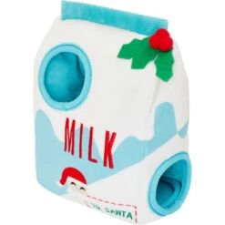 Frisco Holiday Milk & Gingerbread Cookies Hide & Seek Puzzle Plush Squeaky Dog Toy -Pet Dog Toys 233262 PT3. AC SS1800 V1600882557