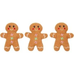 Frisco Holiday Milk & Gingerbread Cookies Hide & Seek Puzzle Plush Squeaky Dog Toy -Pet Dog Toys 233262 PT4. AC SS1800 V1601014290