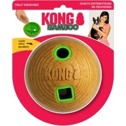 KONG Bamboo Feeder Ball Dog Toy -Pet Dog Toys 237869 PT3. AC SS1800 V1631780184