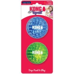 KONG Squeezz Geodz Squeaky Dog Toy, Large, 2 Count -Pet Dog Toys 237879 PT3. AC SS1800 V1631766434