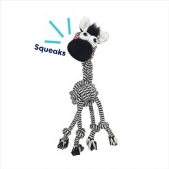 Frisco Zebra Rope Squeaky Dog Toy 9 Frisco Zebra Rope Squeaky Dog Toy -Pet Dog Toys 242163 PT2. AC SS1800 V1691785246