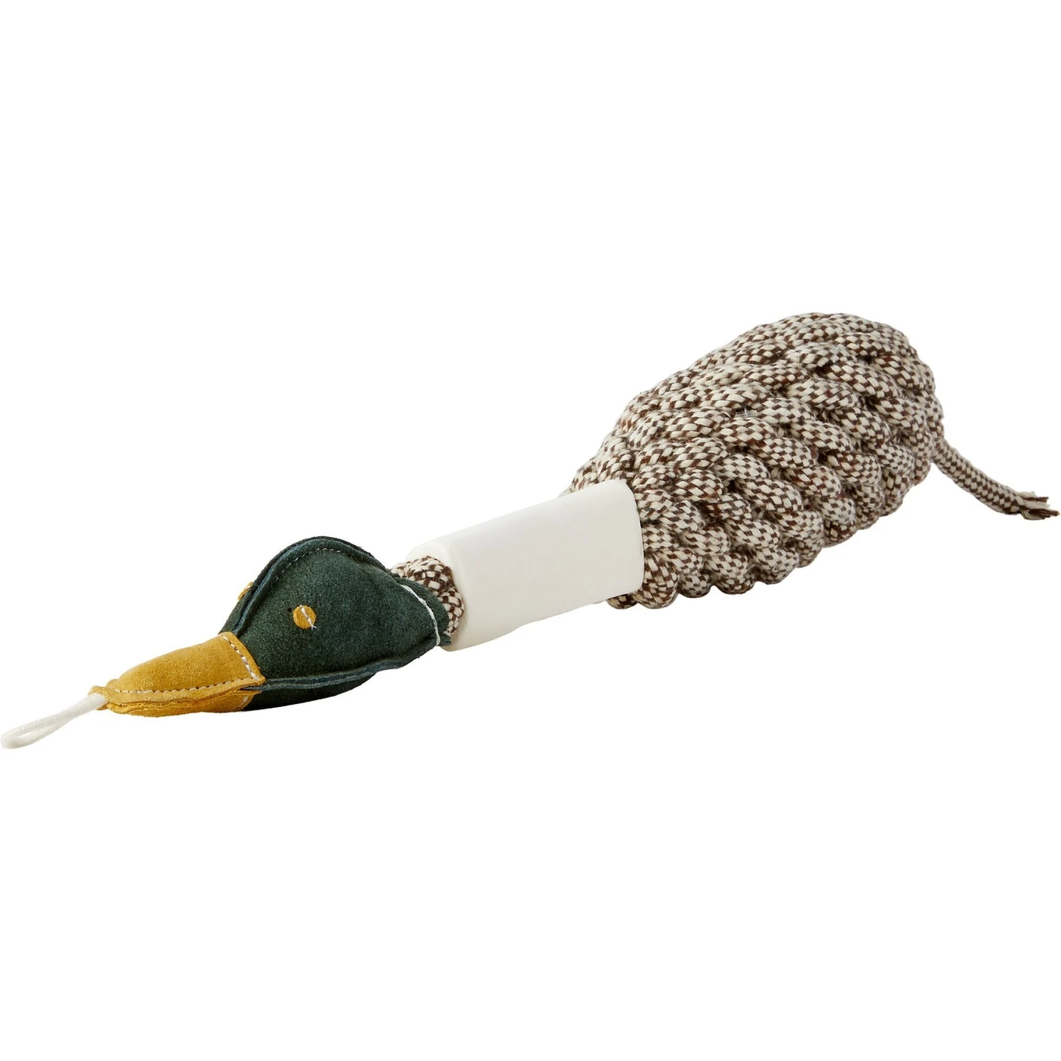 Bones & Chews Rope Duck Crinkle With Bone Dog Toy, 15" 6 Bones & Chews Rope Duck Crinkle With Bone Dog Toy, 15" - Image 4