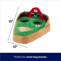 Frisco Baseball Hide & Seek Puzzle Plush Squeaky Dog Toy -Pet Dog Toys 252758 PT1. AC SS1800 V1695760957