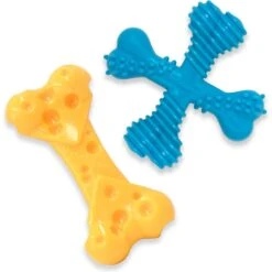 Nylabone Power Chew Tough Chew Toys For Dogs Bundle Beef & Cheese -Pet Dog Toys 256133 PT5. AC SS1800 V1688142302