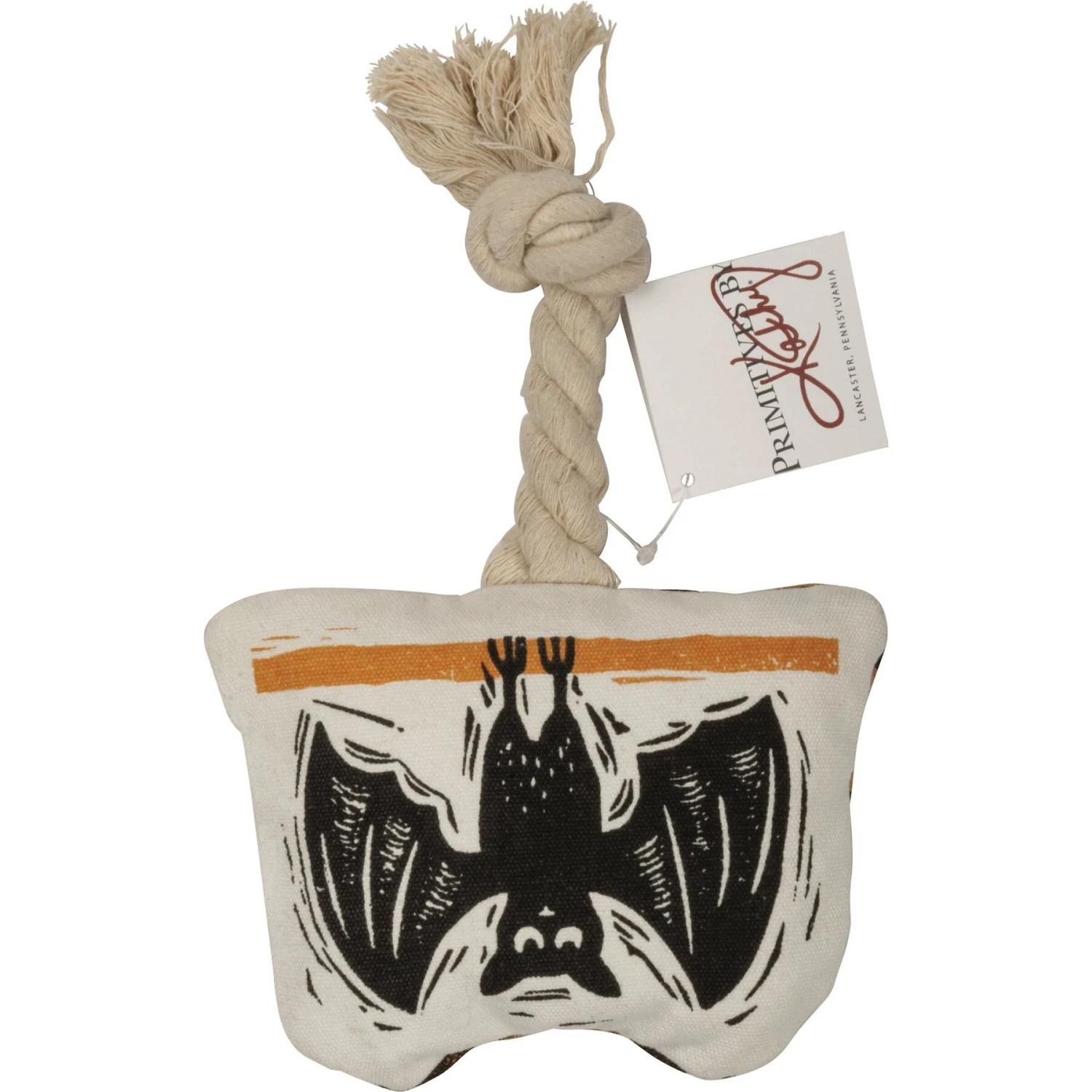 Primitives By Kathy Bat Squeaky Rope Dog Toy 5 Primitives By Kathy Bat Squeaky Rope Dog Toy - Image 3
