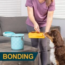 OurPets Waffle Squeaky Treat Dispensing Puzzle Dog & Cat Toy -Pet Dog Toys 258949 PT7. AC SS1800 V1605915427