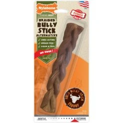 Nylabone Power Chew Alternative Braided Bully Stick Bully Dog Chew Toy