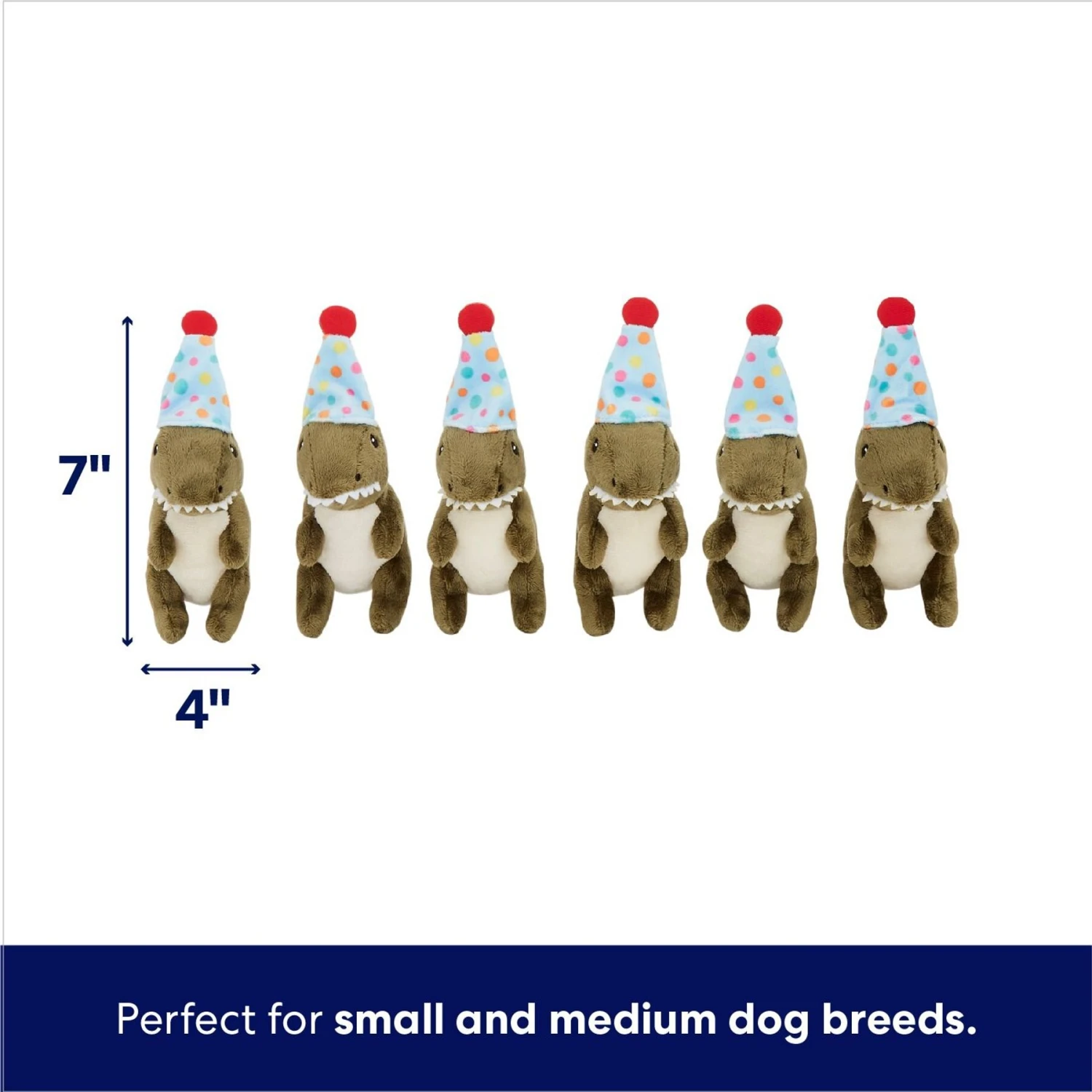 Frisco Birthday Volcano & Dinosaurs Hide & Seek Puzzle Plush Squeaky Dog Toy 5 Frisco Birthday Volcano & Dinosaurs Hide & Seek Puzzle Plush Squeaky Dog Toy - Image 3