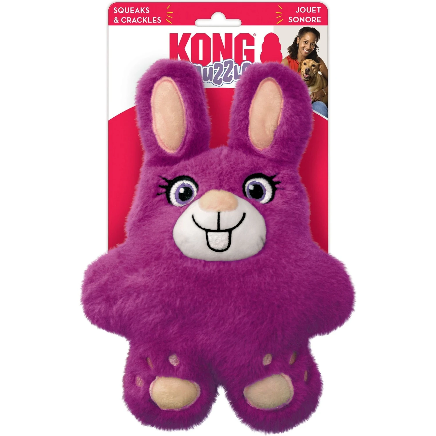 KONG Snuzzles Bunny Dog Toy 6 KONG Snuzzles Bunny Dog Toy - Image 4