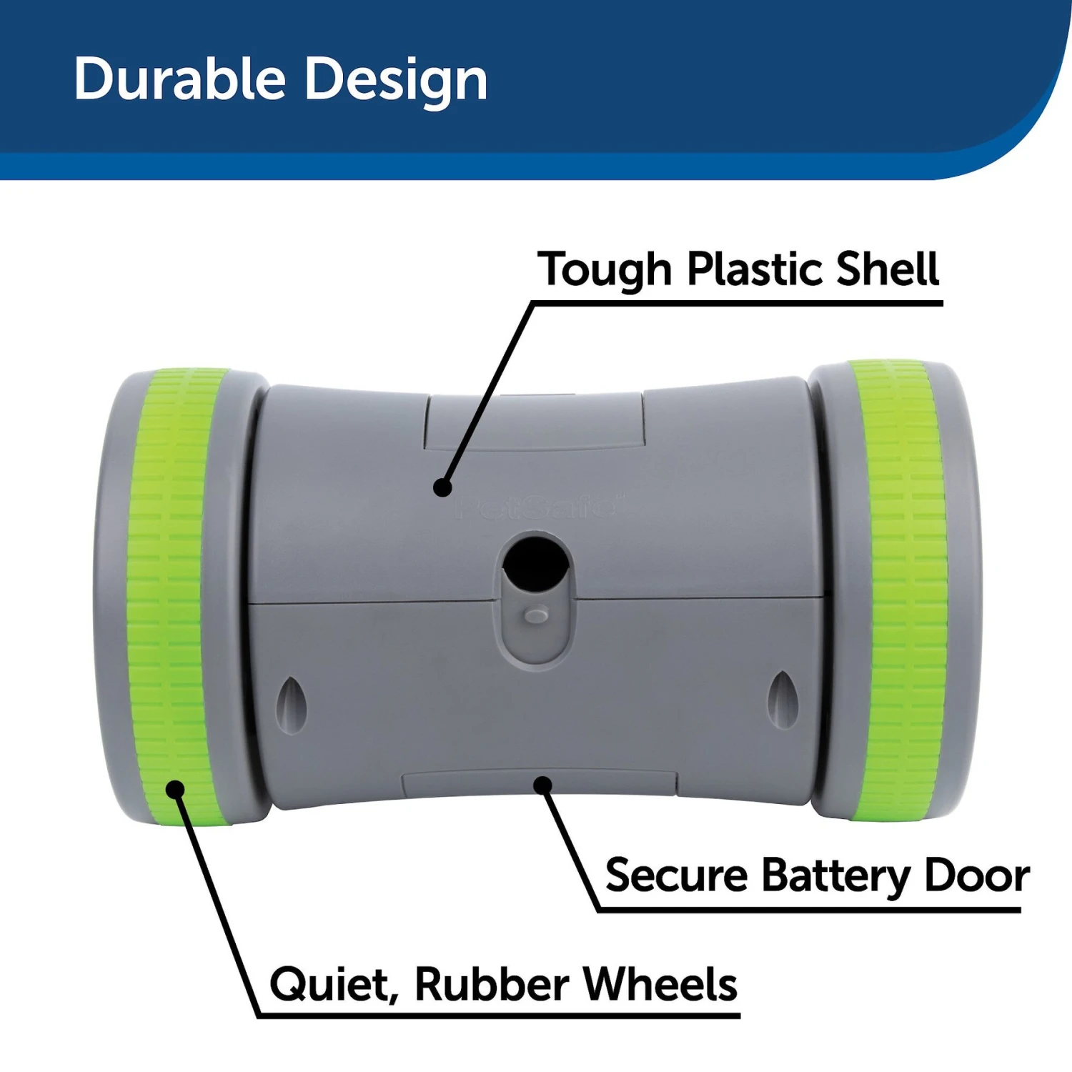 PetSafe Kibble Chase Roaming Treat Dropper Dog Toy 5 PetSafe Kibble Chase Roaming Treat Dropper Dog Toy - Image 3