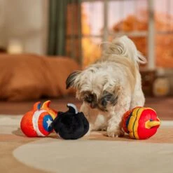 Marvel 's Halloween Heroes Pumpkin Plush Squeaky Dog Toy, 5 Count -Pet Dog Toys 267858 PT3. AC SS1800 V1689877914