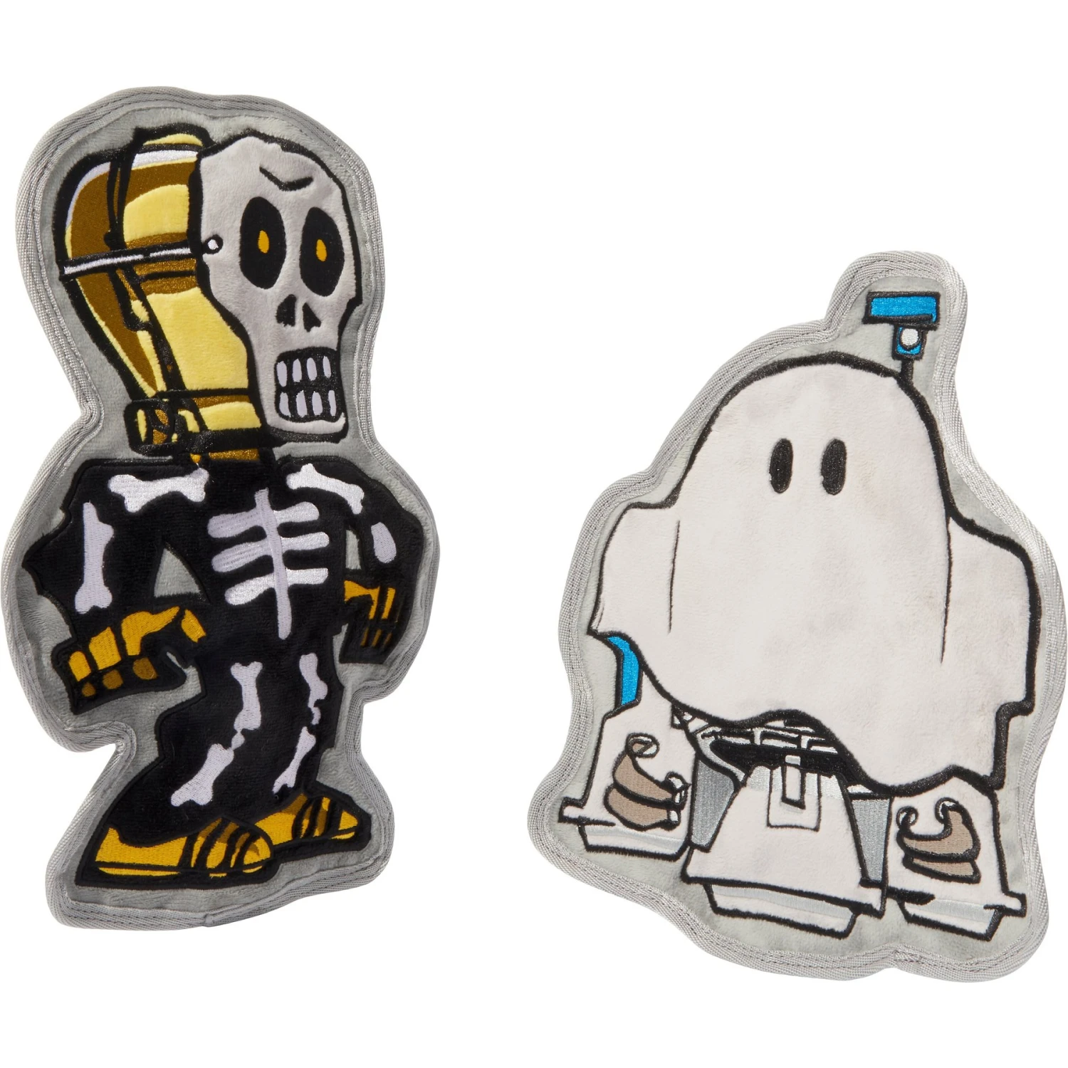 STAR WARS Halloween R2-D2 & C-3PO Stuffing-Free Flat Plush Squeaky Dog Toy 3 STAR WARS Halloween R2-D2 & C-3PO Stuffing-Free Flat Plush Squeaky Dog Toy