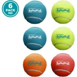 Outward Hound Squeaker Balls Medium Dog Toys, 6 Count -Pet Dog Toys 278083 PT5. AC SS1800 V1636515720