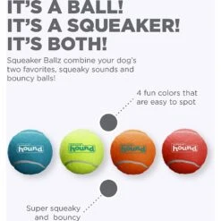 Outward Hound Squeaker Balls Small Dog Toys, 8 Count -Pet Dog Toys 278085 PT1. AC SS1800 V1636519364