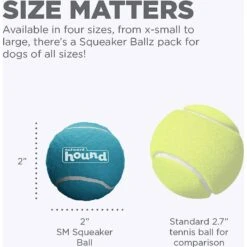 Outward Hound Squeaker Balls Small Dog Toys, 8 Count -Pet Dog Toys 278085 PT2. AC SS1800 V1636521319