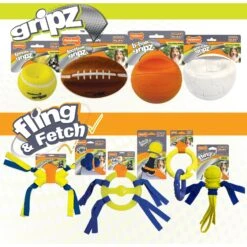 Nylabone Power Play Tug-a-Ball 2-in-1 Ball & Tug Dog Toy -Pet Dog Toys 278156 PT4. AC SS1800 V1614810733