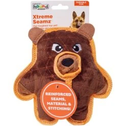 Outward Hound Xtreme Seamz Bear Dog Toy -Pet Dog Toys 279860 PT5. AC SS1800 V1631682086