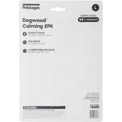 Petstages Dogwood Calming Bone Dog Toy, 2 Count -Pet Dog Toys 282254 PT7. AC SS1800 V1631686639