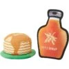 Frisco Fall Pancakes & Maple Syrup Plush Squeaky Dog Toy, 2 Count -Pet Dog Toys 285627 MAIN. AC SS1800 V1629726386