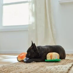 Frisco Fall Pancakes & Maple Syrup Plush Squeaky Dog Toy, 2 Count -Pet Dog Toys 285627 PT3. AC SS1800 V1629725170