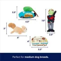 Frisco Holiday House Hide & Seek Puzzle Plush Squeaky Dog Toy -Pet Dog Toys 287083 PT2. AC SS1800 V1695046042