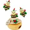 Frisco Holiday Bee Merry Hide & Seek Puzzle Plush Squeaky Dog Toy 1 Frisco Holiday Bee Merry Hide & Seek Puzzle Plush Squeaky Dog Toy -Pet Dog Toys 287099 MAIN. AC SS1800 V1694813159