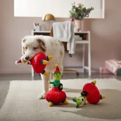 Frisco Holiday Alien Santa & Friends UFO's Plush Squeaky Dog Toy, 3 Count 7 Frisco Holiday Alien Santa & Friends UFO's Plush Squeaky Dog Toy, 3 Count -Pet Dog Toys 287199 PT3. AC SS1800 V1632773380