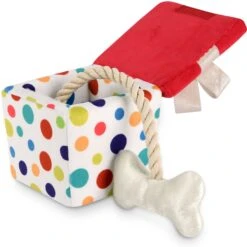 P.L.A.Y. Pet Lifestyle And You Party Time Collection Squeaky Dog Toy, 5 Count -Pet Dog Toys 297634 PT7. AC SS1800 V1621029818