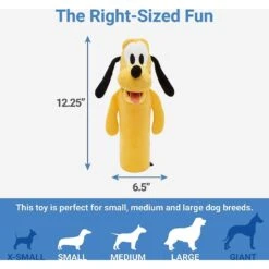 Disney Goofy Plush With Rope Squeaky Dog Toy & Disney Pluto Bottle Plush Squeaky Dog Toy -Pet Dog Toys 302342 PT5. AC SS1800 V1623084154