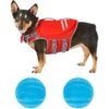 Frisco Neoprene Dog Life Jacket & Frisco Foam Rubber Floating Fetch Ball No Squeak Dog Toy -Pet Dog Toys 303480 MAIN. AC SS1800 V1623063770