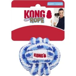 KONG Rope Ball Puppy Toy -Pet Dog Toys 310286 PT3. AC SS1800 V1627596143