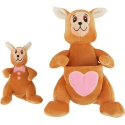 Frisco Valentine Kangaroo & Joey Plush Squeaky Dog Toy 9 Frisco Valentine Kangaroo & Joey Plush Squeaky Dog Toy -Pet Dog Toys 312899 PT2. AC SS1800 V1641836533