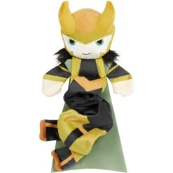 Marvel 's Loki Bungee Plush Squeaky Dog Toy